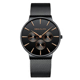 Man Watch Top Brand Luxury Waterproof  Ultra Thin Date Quartz
