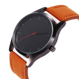 Man Watch Luxury Fashion Large Dial Military Quartz   Leather Sport Watches
