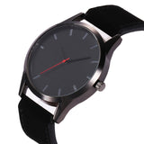 Man Watch Luxury Fashion Large Dial Military Quartz   Leather Sport Watches
