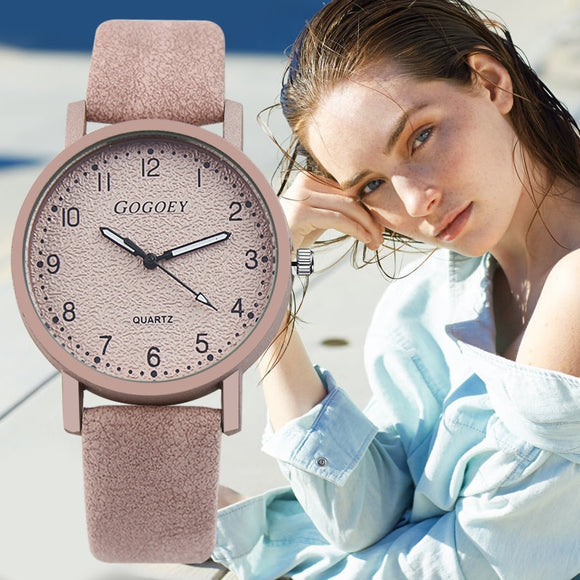 Woman Watch  Brand  Fashion Leather Watch