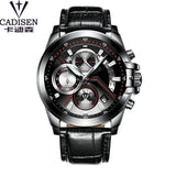 Man Watch CADISEN 2019  Top Brand Luxury Military Army Sports Casual Waterproof