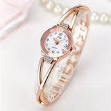 Woman Watch New Fashion 2019 Luxury Rhinestone  Stainless Steel Quartz Bracelet