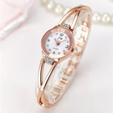 Woman Watch New Fashion 2019 Luxury Rhinestone  Stainless Steel Quartz Bracelet