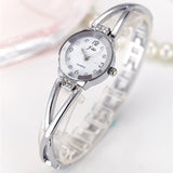 Woman Watch New Fashion 2019 Luxury Rhinestone  Stainless Steel Quartz Bracelet
