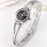 Woman Watch New Fashion 2019 Luxury Rhinestone  Stainless Steel Quartz Bracelet