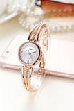Woman Watch New Fashion 2019 Luxury Rhinestone  Stainless Steel Quartz Bracelet