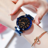 Woman Watch Luxury  Magnetic Starry Sky Female Clock Quartz Wristwatch Fashion Ladies Wrist