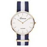 Woman Watch Hot Sale Nylon strap Style Quartz