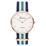 Woman Watch Hot Sale Nylon strap Style Quartz