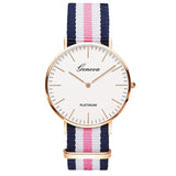 Woman Watch Hot Sale Nylon strap Style Quartz