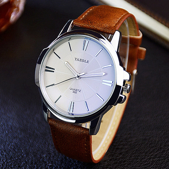 Man Watch 2019 Wristwatch  Clock Yazole Quartz  Top Brand Luxury Famous Wrist Watch Business Quartz