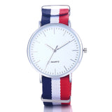 Woman Watch 2019 New Casual and Fashion Quartz Multicolor Nylon Cloth