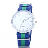 Woman Watch 2019 New Casual and Fashion Quartz Multicolor Nylon Cloth