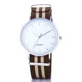 Woman Watch 2019 New Casual and Fashion Quartz Multicolor Nylon Cloth