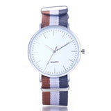 Woman Watch 2019 New Casual and Fashion Quartz Multicolor Nylon Cloth