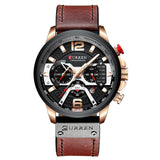 Man Watch Luxury Brand  Analog Leather Sports   Army Military  Quartz