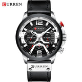 Man Watch Casual Sport  Blue Top Brand Luxury Military Leather Wrist