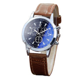 Man Watch 2019 Retro Design  Leather Band Analog Alloy Quartz Wrist Top Brand Digital