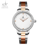 Woman Watch Rose Gold  Quartz  Ladies Top Brand Crystal Luxury Female Wrist