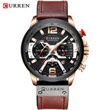 Man Watch Casual Sport  Blue Top Brand Luxury Military Leather Wrist    Fashion