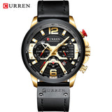 Man Watch Casual Sport  Blue Top Brand Luxury Military Leather Wrist    Fashion