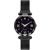 Woman Watch 2019 Hot Sale Starry Sky   Luxury Magnetic Magnet Buckle Quartz Wristwatch