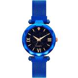 Woman Watch 2019 Hot Sale Starry Sky   Luxury Magnetic Magnet Buckle Quartz Wristwatch