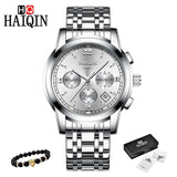 Man Watch ,New Military Luxury Brand, Quartz Stainless Steel ,Fashion Chronograph