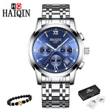 Man Watch ,New Military Luxury Brand, Quartz Stainless Steel ,Fashion Chronograph