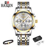 Man Watch ,New Military Luxury Brand, Quartz Stainless Steel ,Fashion Chronograph