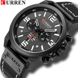 Man Watch Top Brand Luxury, ,Military, Sport, Wristwatch, Leather Quartz