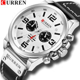Man Watch Top Brand Luxury, ,Military, Sport, Wristwatch, Leather Quartz